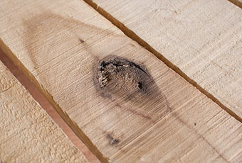 Дефекты обработки древесины — Массив Лес
